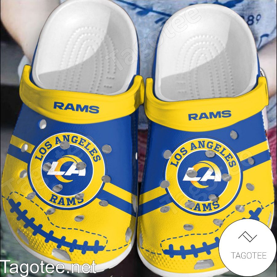 Los Angeles Rams Logo Sport Crocs Clogs - Tagotee