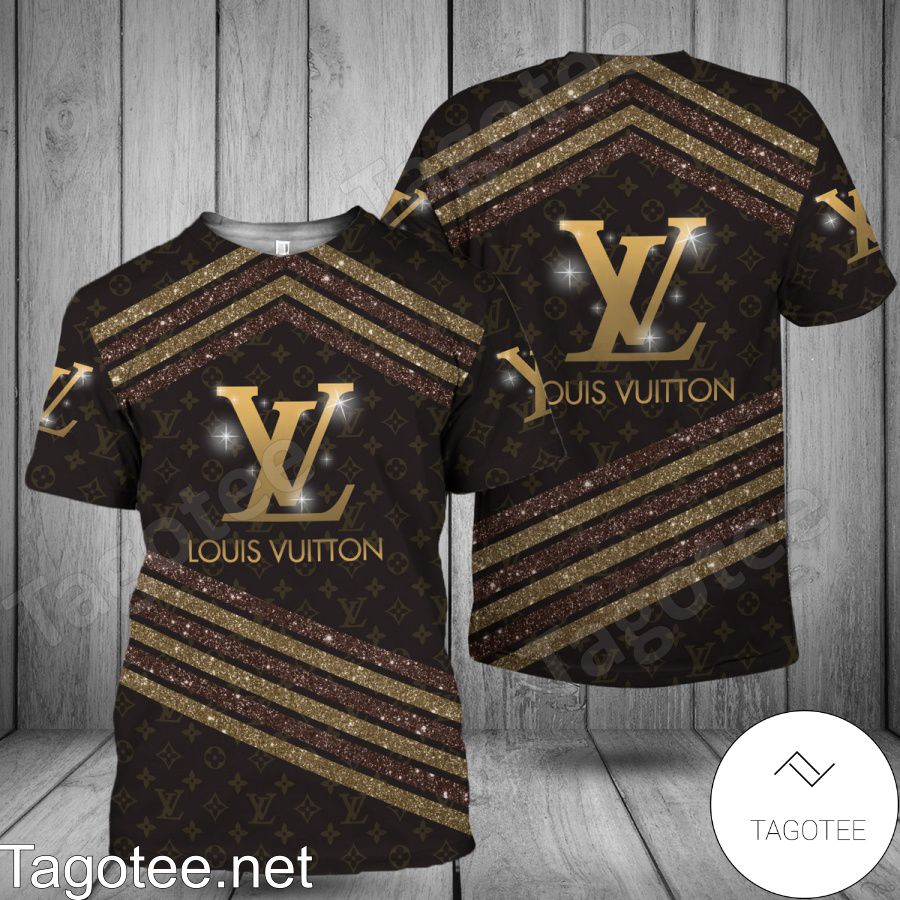 Louis Vuitton Glitter Stripes Shirt
