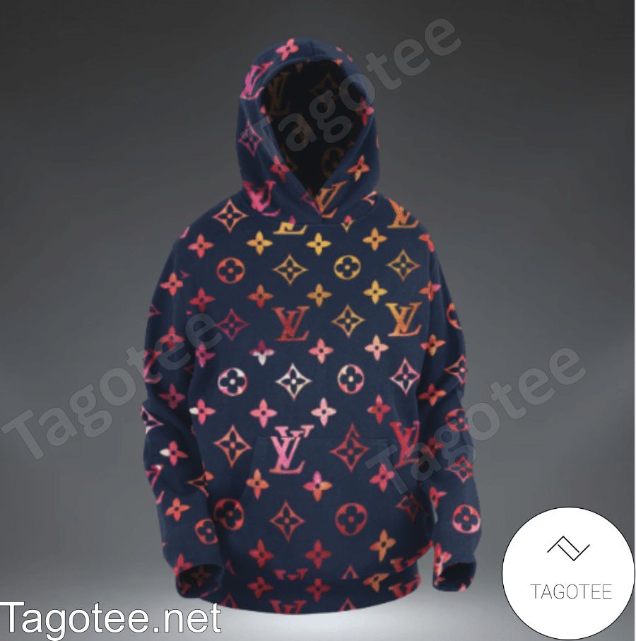 Louis Vuitton Gradient Logo Monogram Hoodie - Tagotee