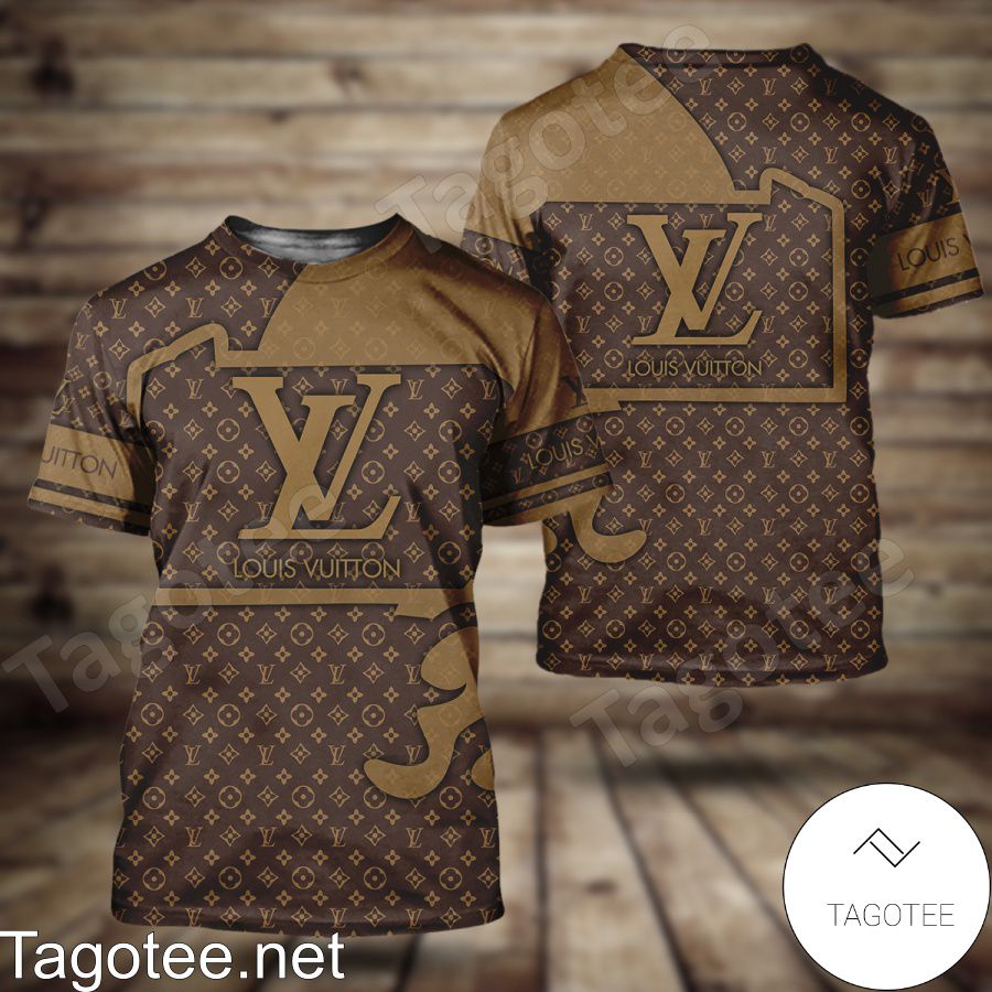 Louis Vuitton Monogram Light And Dark Brown Shirt