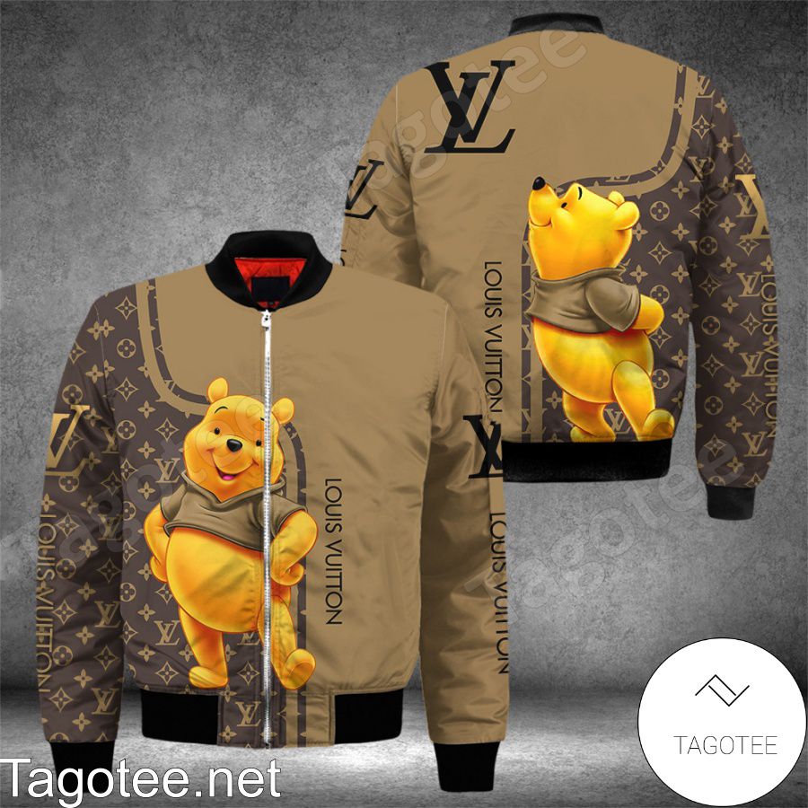 Louis Vuitton Winnie The Pooh Monogram Mix Brown Bomber Jacket