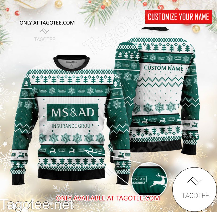 MS&AD Insurance Group Logo Personalized Ugly Christmas Sweater - BiShop