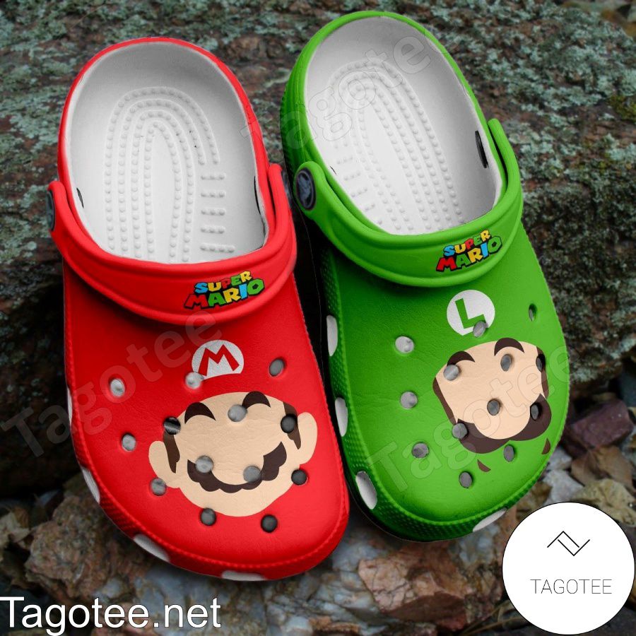 Mario And Luigi Crocs Clogs - Tagotee