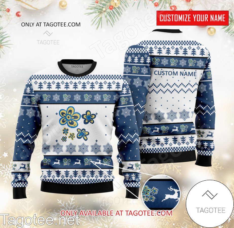 Marni Logo Personalized Ugly Christmas Sweater - EmonShop