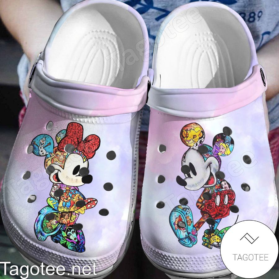 Mickey Minnie And Disney Friends Crocs Clogs - Tagotee