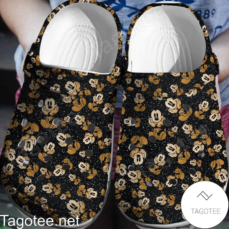 Mickey Mouse Cute Face Galaxy Crocs Clogs - Tagotee