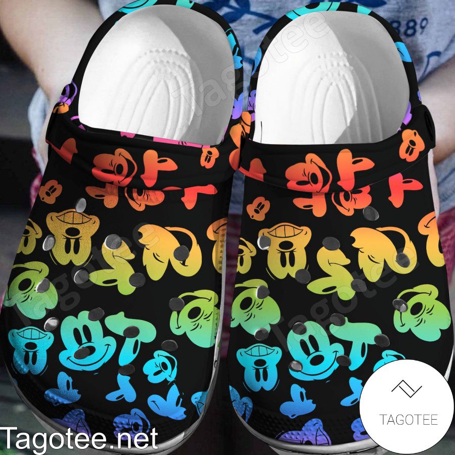 Mickey Mouse Gradient Crocs Clogs