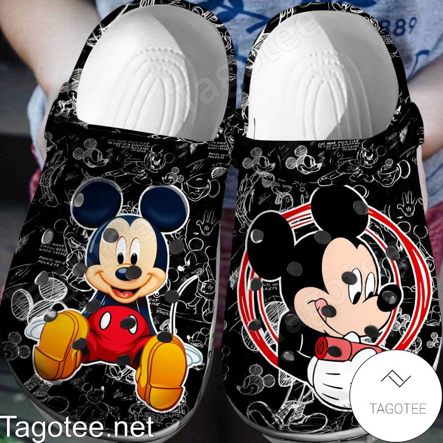 Mickey Mouse Painting Crocs Clogs - Tagotee