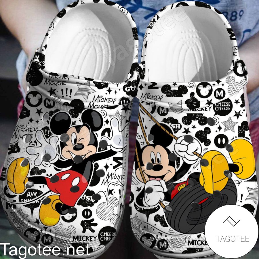 Mickey Mouse Play Swing Crocs Clogs - Tagotee