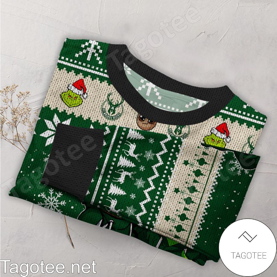 Ny Knicks Ugly Christmas Sweater, All Over Print Sweatshirt- TAGOTEE