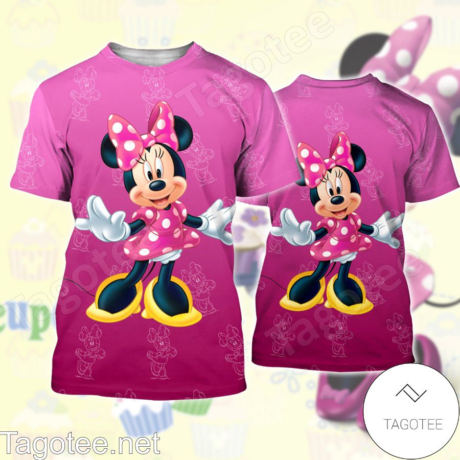 Minnie Mouse Cute Shirt, Tank Top And Leggings a