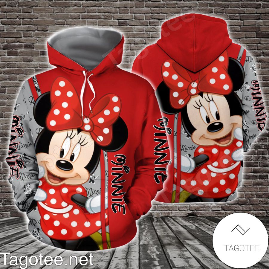 Minnie Mouse Gucci 3d Over Print hoodie - LIMITED EDITION