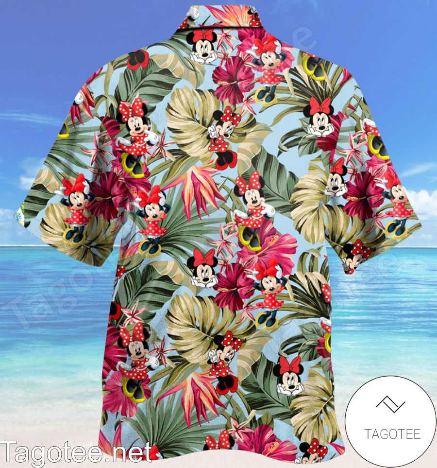 Minnie Mouse Tropical Hawaiian Shirt - Tagotee