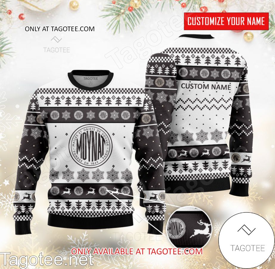 Moynat Logo Personalized Ugly Christmas Sweater - EmonShop