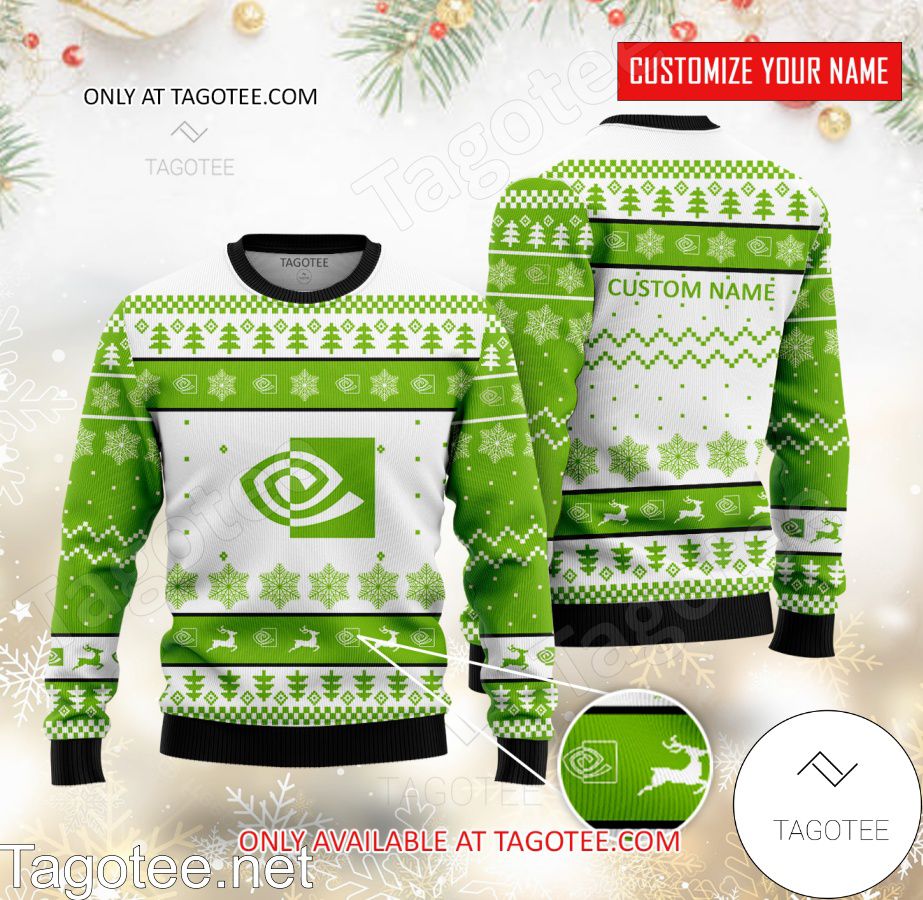 NVIDIA Logo Personalized Ugly Christmas Sweater MiuShop Tagotee