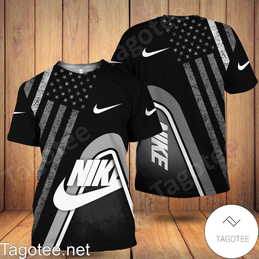 Nike American Flag Black Shirt