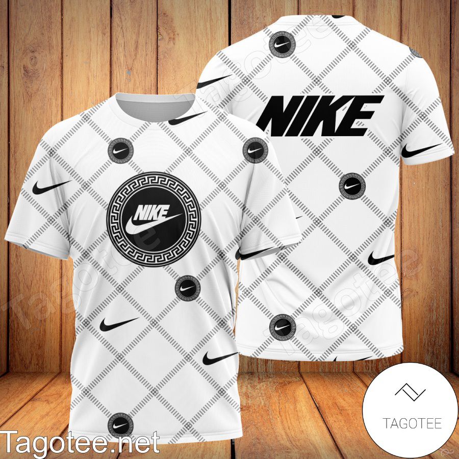 Nike Greek Key Logo Diagonal Square Shirt