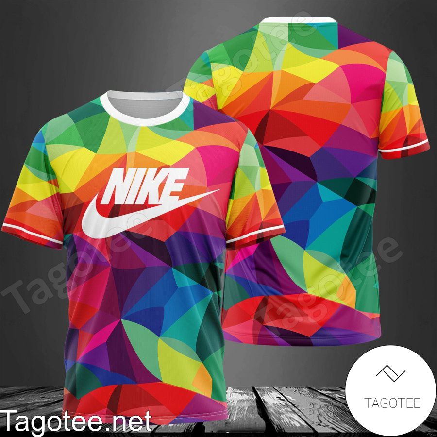 Nike Rainbow Geometric Shirt