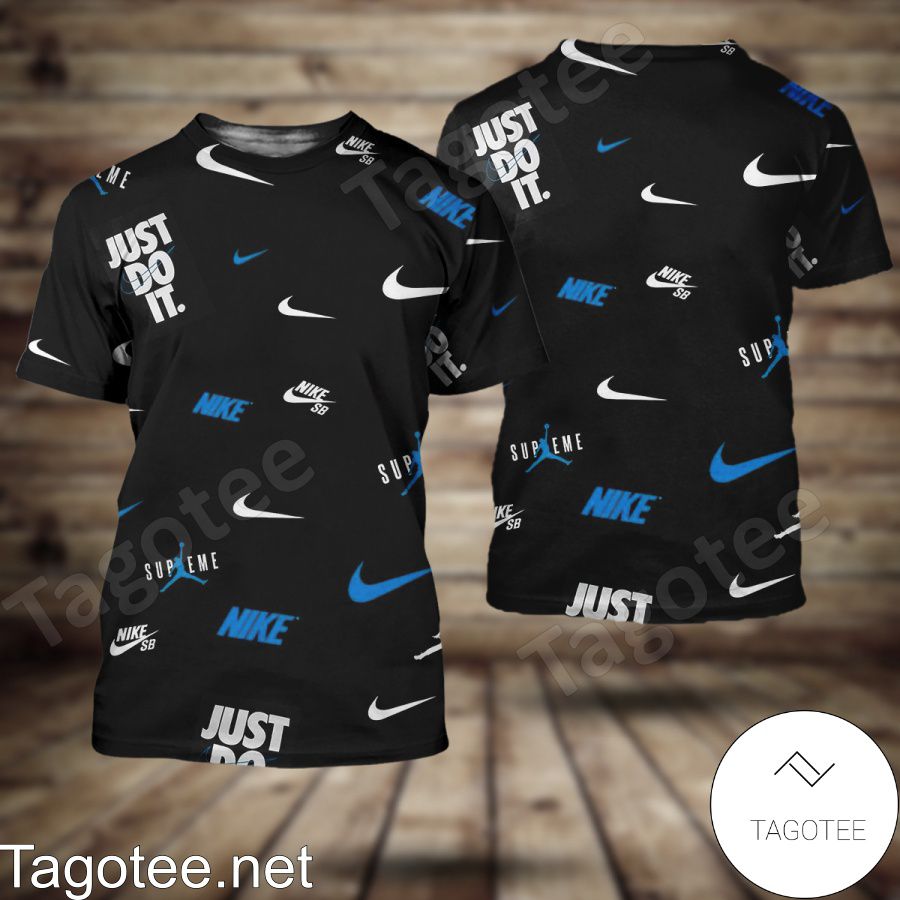 Nike Sb Just Do It Supreme Black Shirt