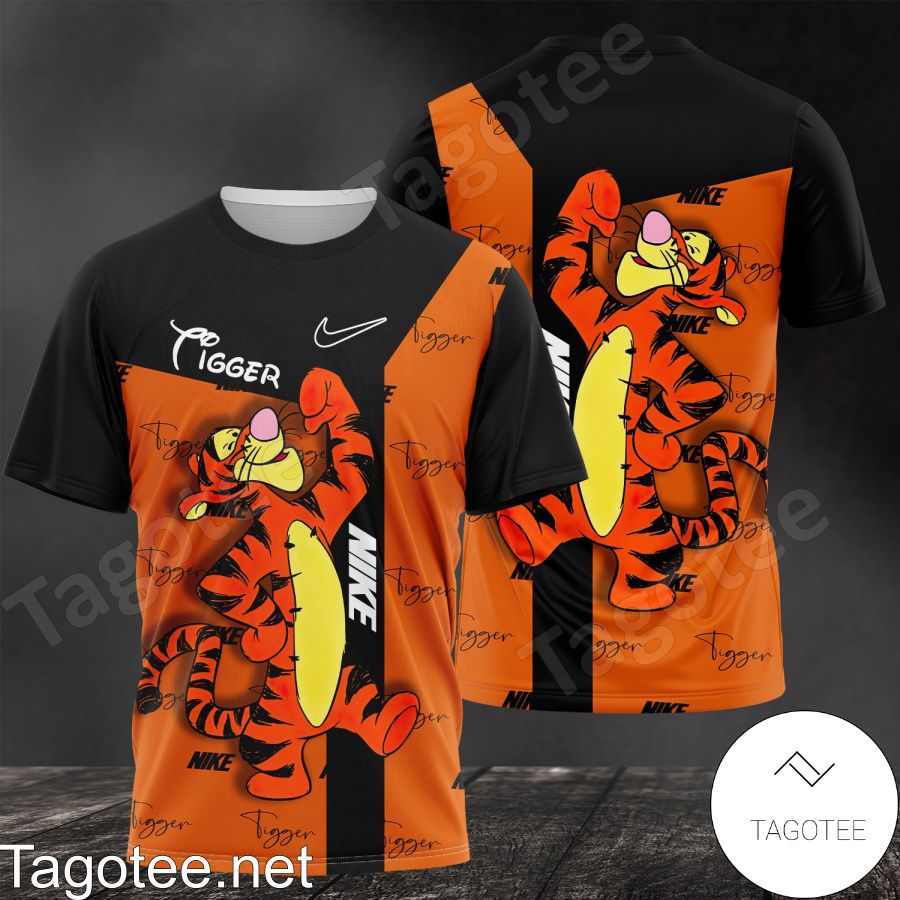 Nike With Tiger Winnie The Pooh Shirt