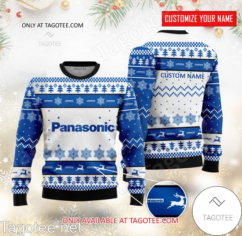 Panasonic Logo Personalized Ugly Christmas Sweater - BiShop
