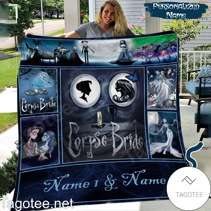Personalized Corpse Bride Blanket