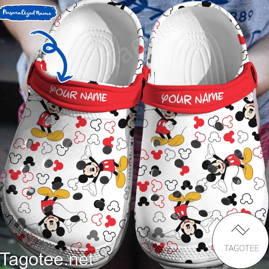 Personalized Disney Mickey Mouse Crocs Clogs - Tagotee