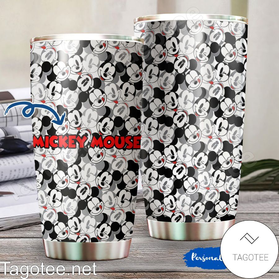 Personalized Mickey Mouse Face Tumbler