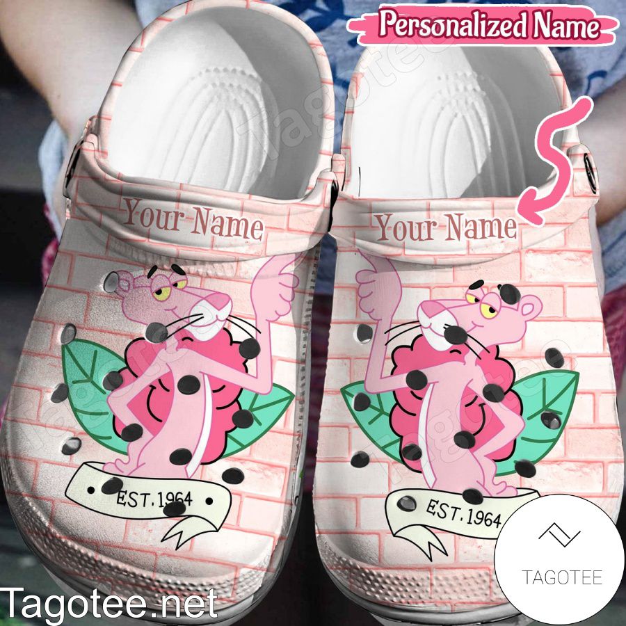 Personalized Pink Panther Est 1964 Crocs Clogs - Tagotee