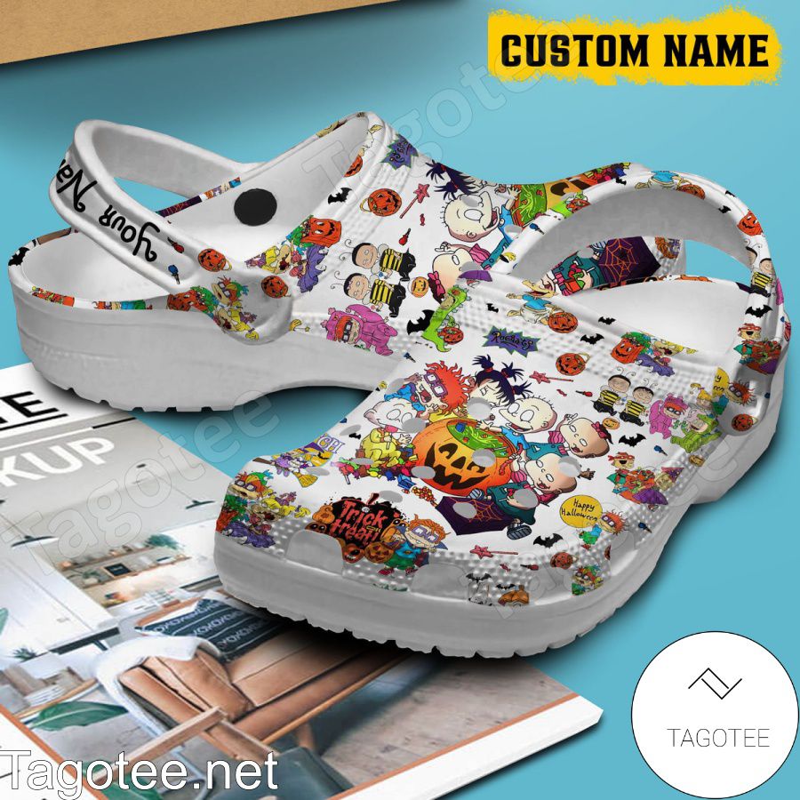 Personalized Rugrats Halloween Trick Or Treat Crocs Clogs b