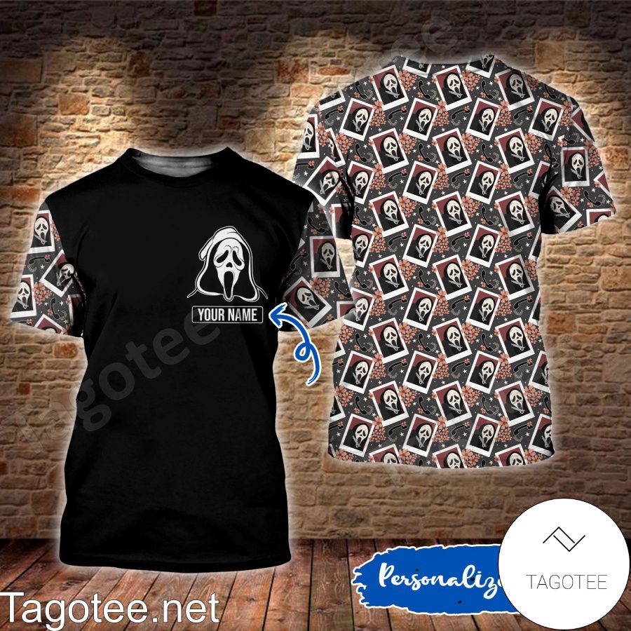 Personalized Scary Ghostface T-shirt, Hoodie b