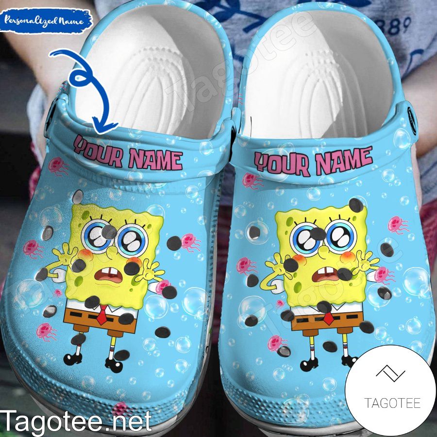 Personalized Spongebob Squarepants Crocs Clogs - Tagotee