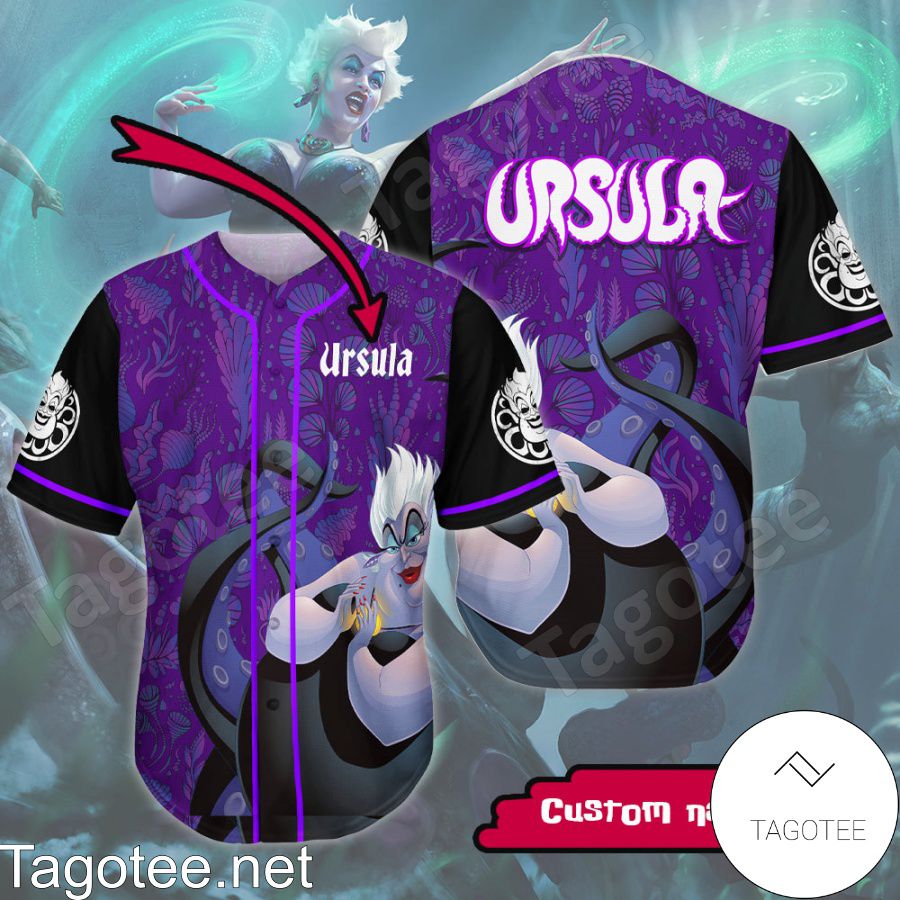 Personalized Ursula Disney Baseball Jersey - Tagotee