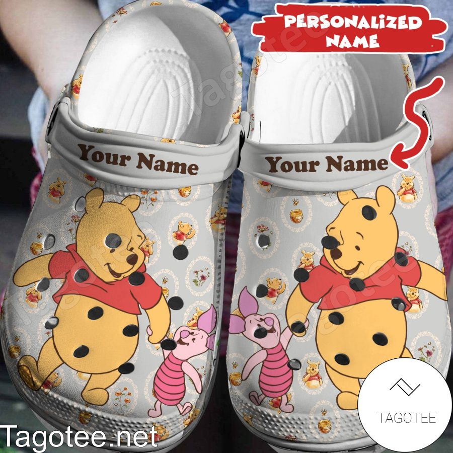 Personalized Winnie The Pooh Crocs Clogs - Tagotee