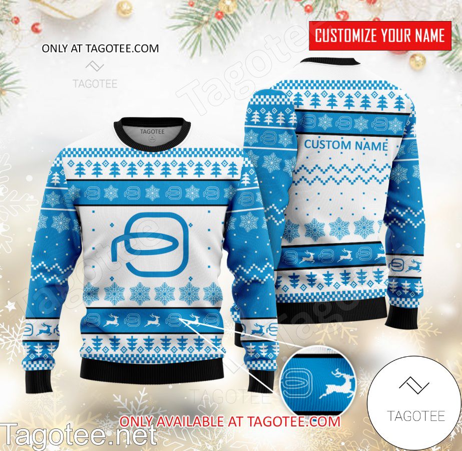 Piquadro Logo Personalized Ugly Christmas Sweater - EmonShop
