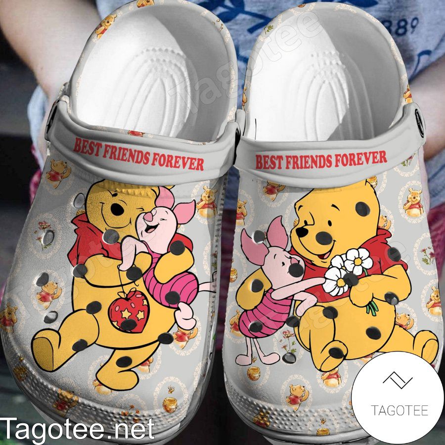 Pooh And Piglet Best Friends Forever Crocs Clogs - Tagotee