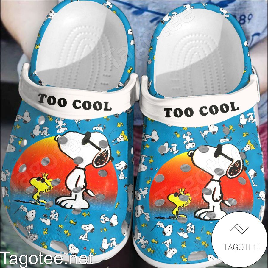 Snoopy Too Cool Crocs Clogs - Tagotee