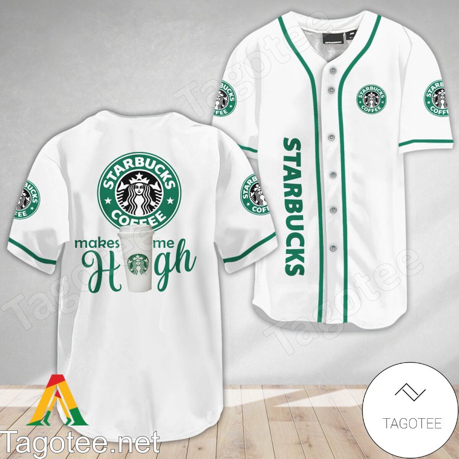 Starbucks Make Me High Baseball Jersey