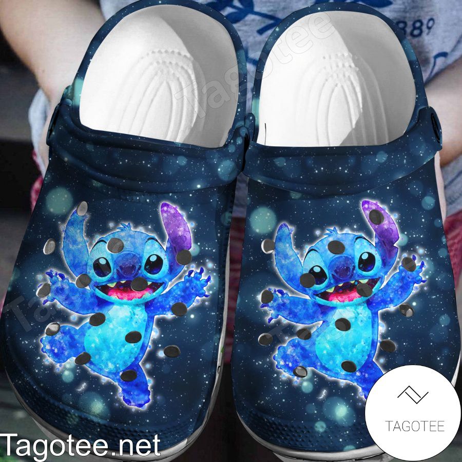 Stitch Galaxy Space Crocs Clogs - Tagotee