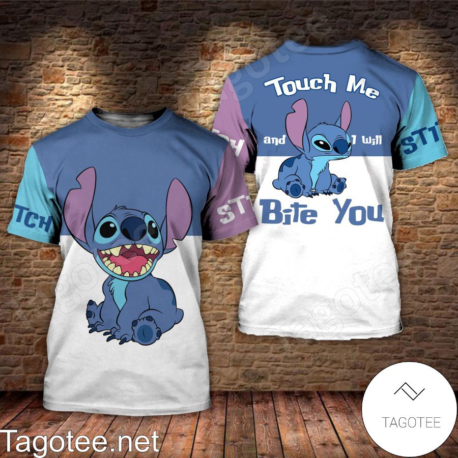 Stitch Touch Me And I Will Bite You T-shirt, Hoodie b
