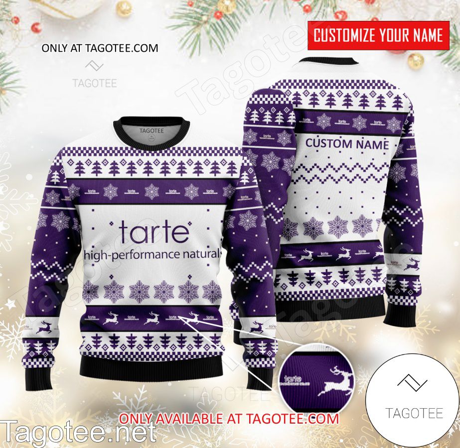Tarte Cosmetic Logo Personalized Ugly Christmas Sweater - BiShop