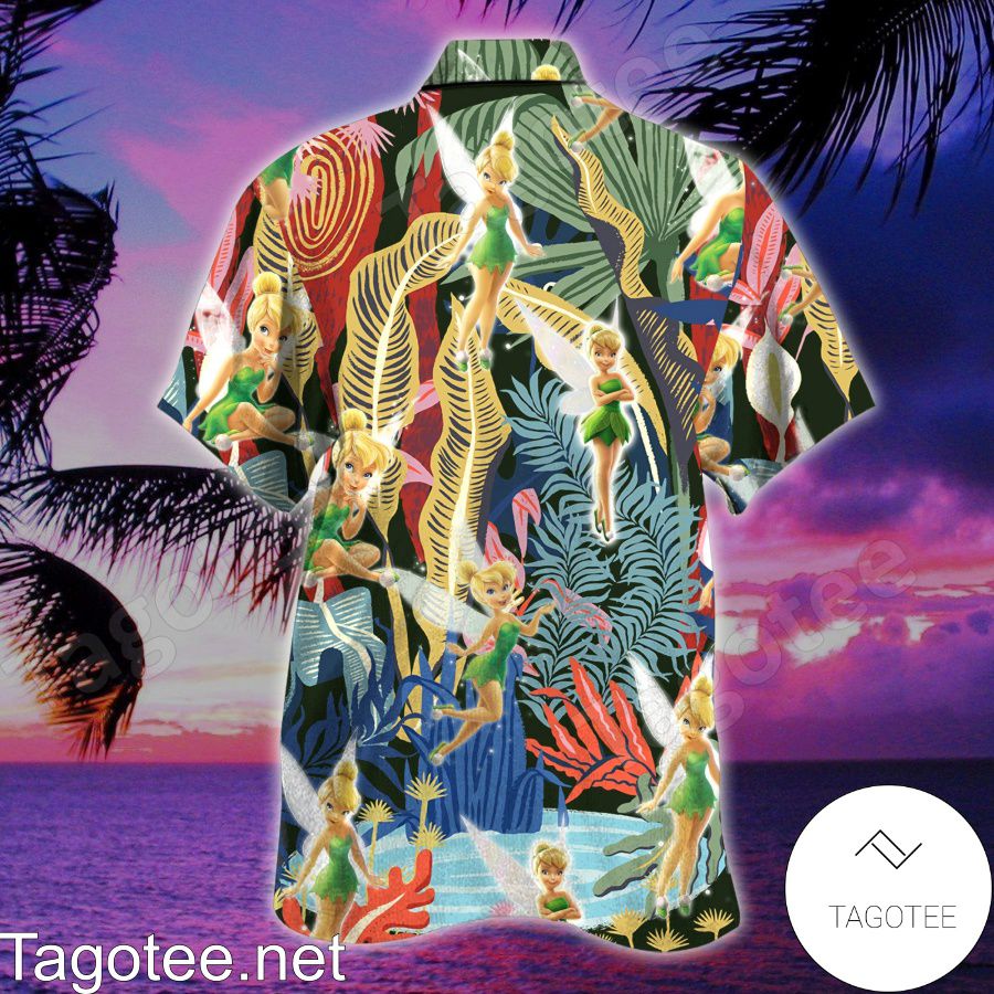 Tinkerbell Leaves Hawaiian Shirt - Tagotee