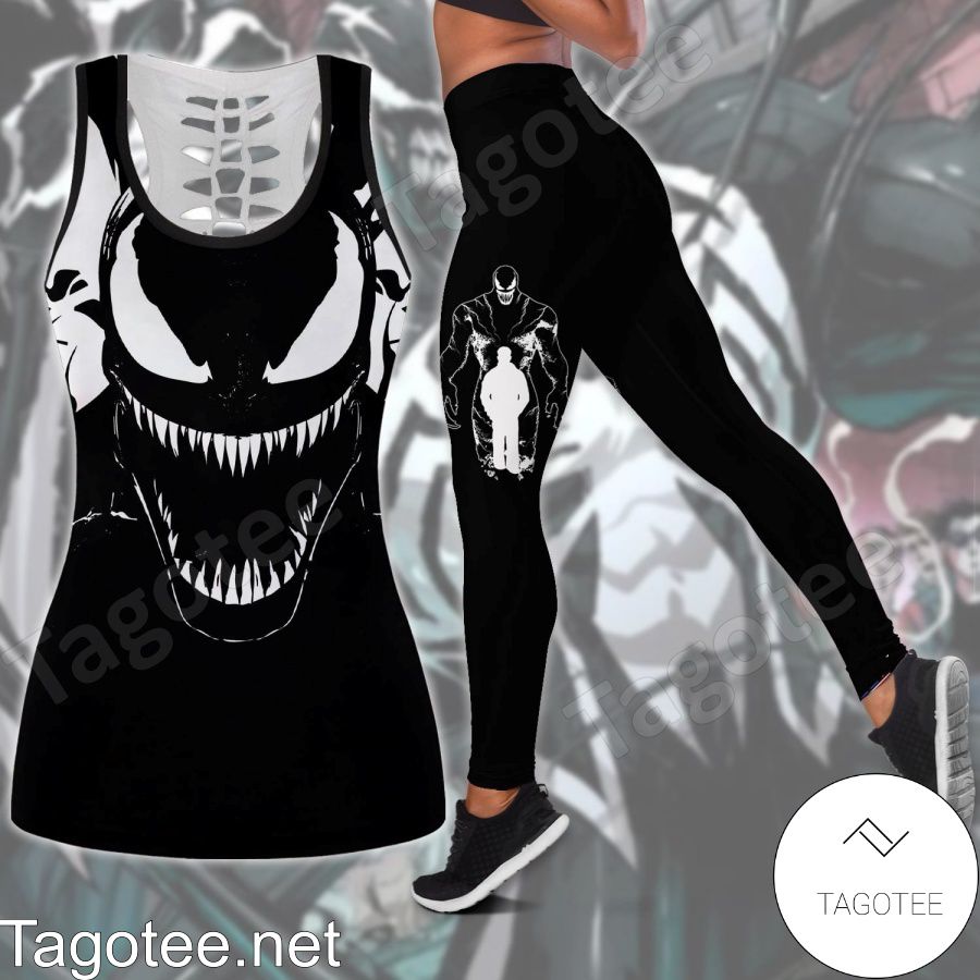 Venom Black Shirt, Tank Top And Leggings