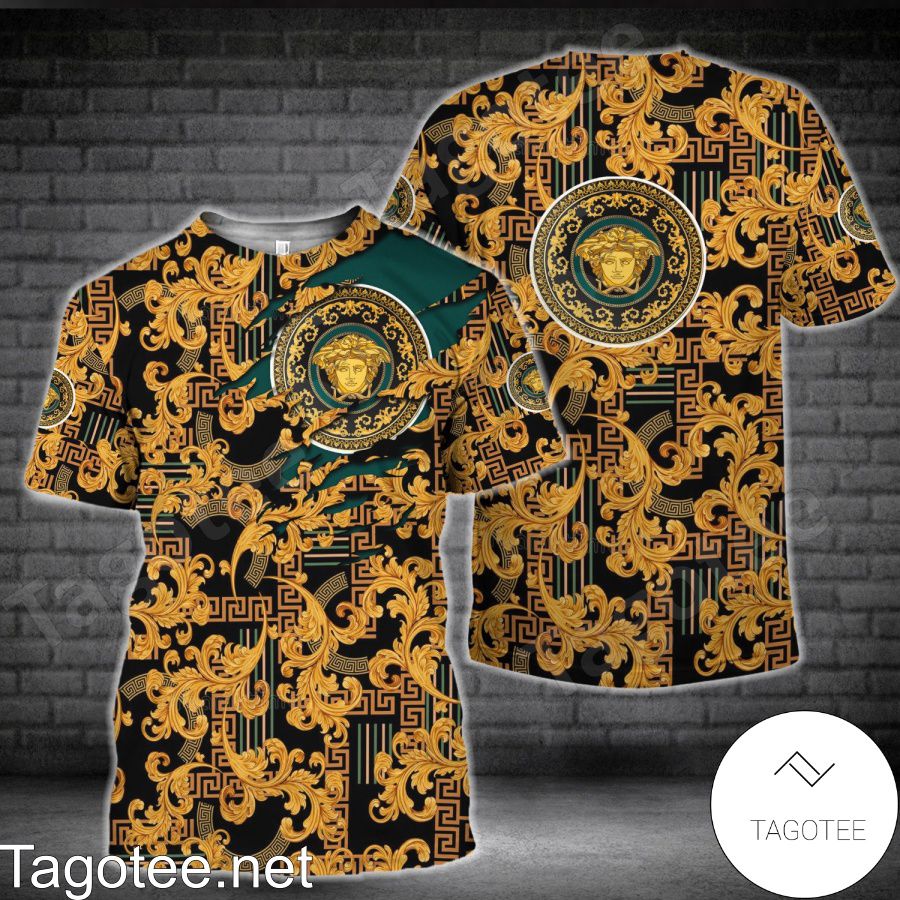 Versace Golden Baroque Pattern Shirt