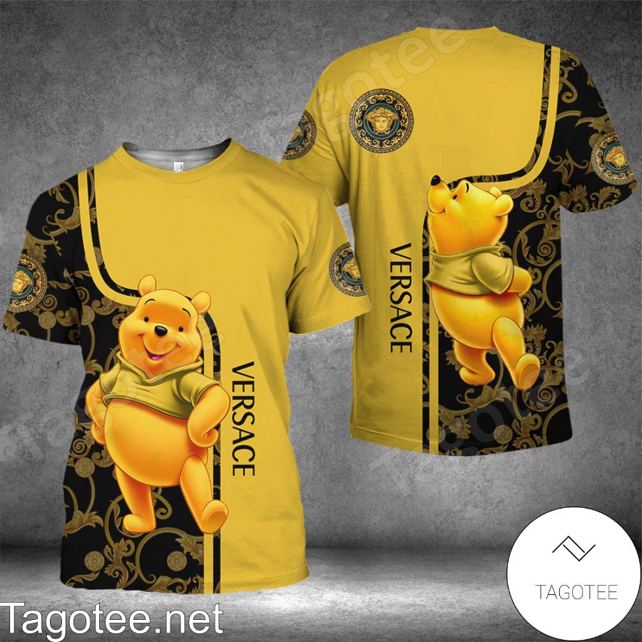 Versace With Winnie The Pooh Shirt