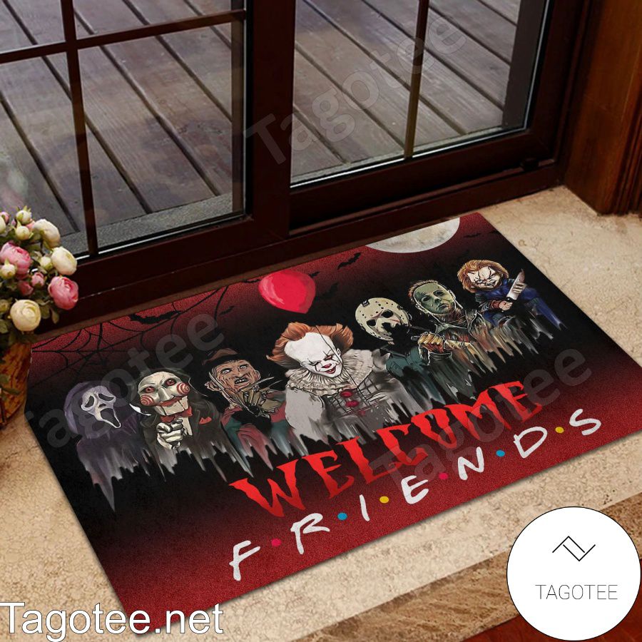Welcome Friends Halloween Doormat