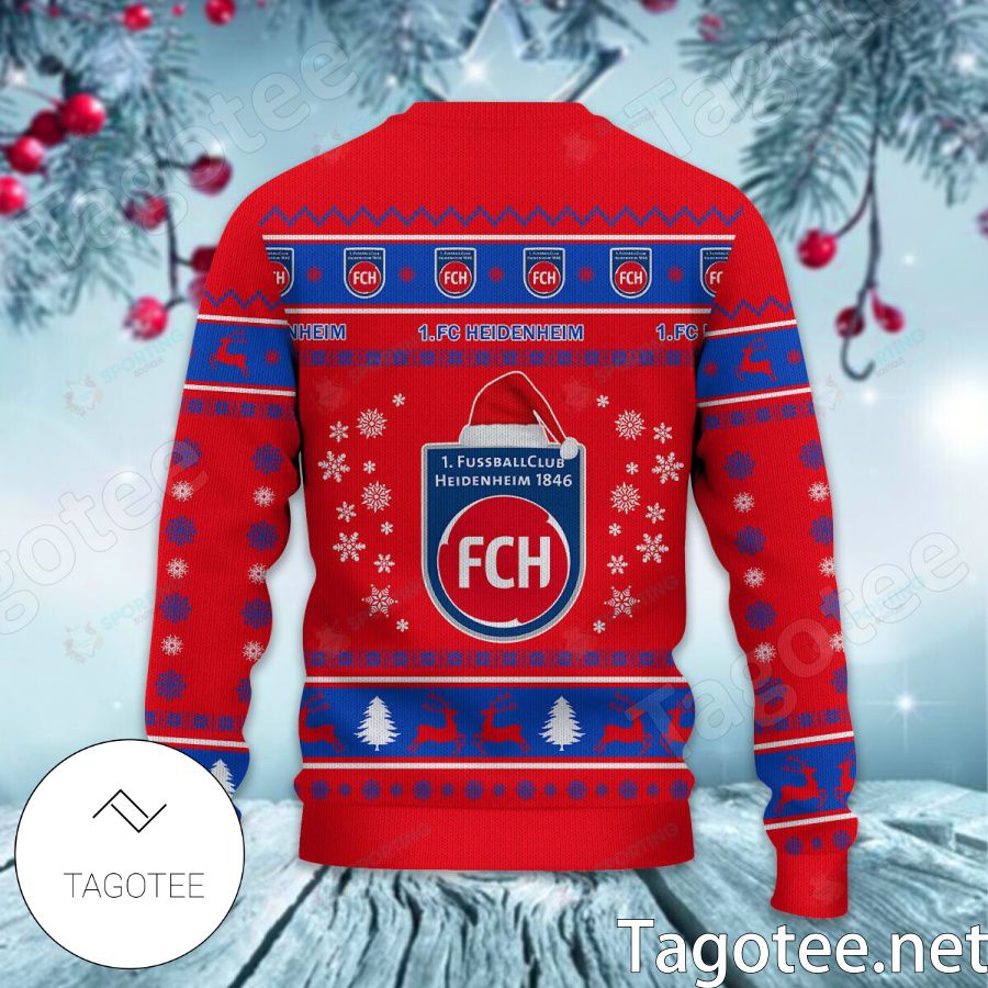 1. FC Heidenheim Sport Ugly Christmas Sweater b
