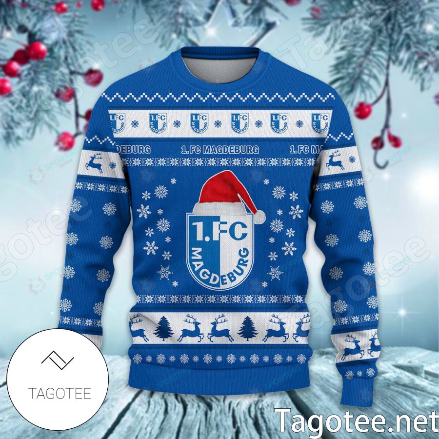 1. FC Magdeburg Sport Ugly Christmas Sweater a