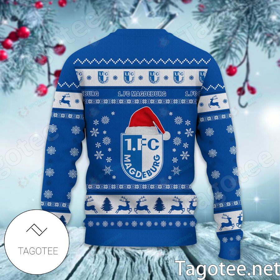 1. FC Magdeburg Sport Ugly Christmas Sweater b