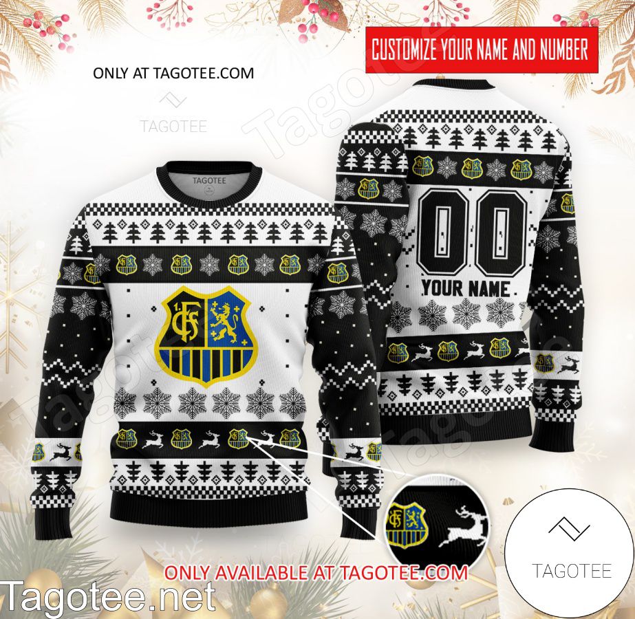 1. FC Saarbrücken Custom Ugly Christmas Sweater - BiShop